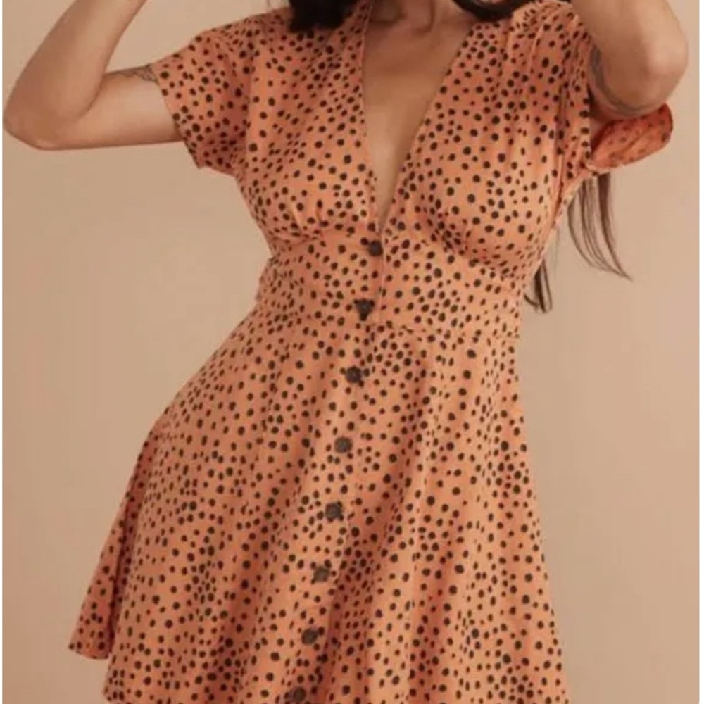 Marine Layer Polka Dot Mini Dress